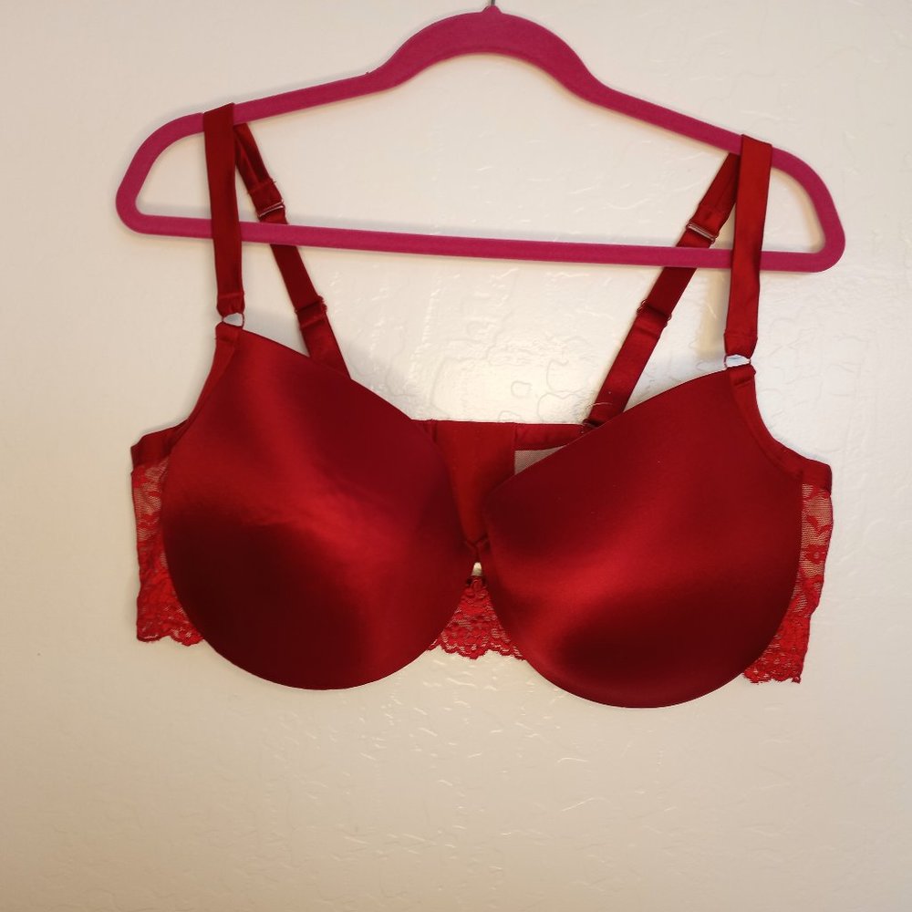 NEW size 44 DDD red Woman's underwire bra.